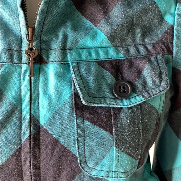Roxy Checkered Jacket - Picture 2 of 5